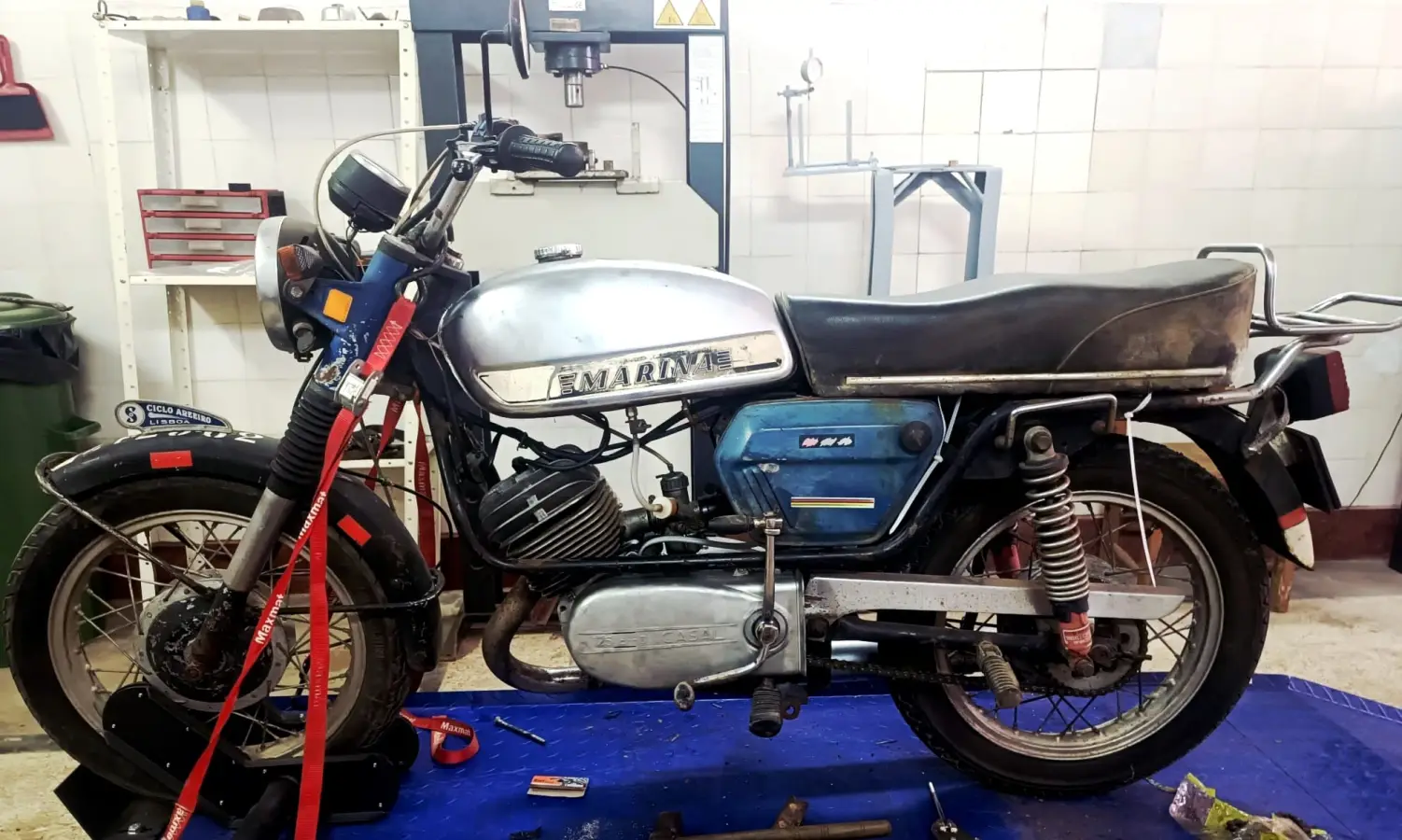 Mota de motocross preparada pela RFMOTO Racing