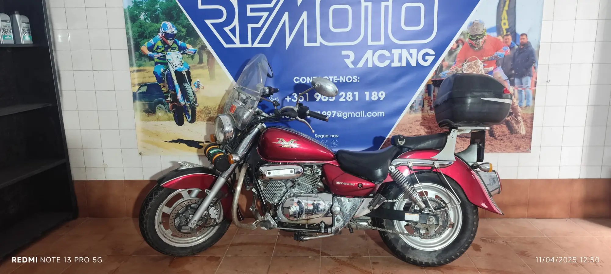Manutenção de moto-quatro (ATV) na RF AUTO, Arronches